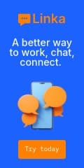 Connect on Mobile with Linka Software Animated Vertical Banner