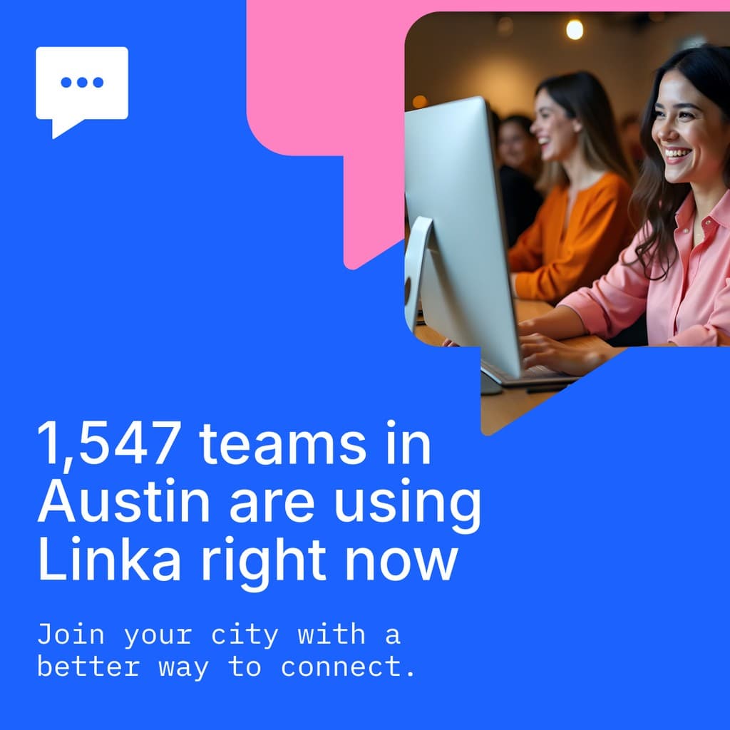 Teams in Austin using Linka Animated Facebook Square Post