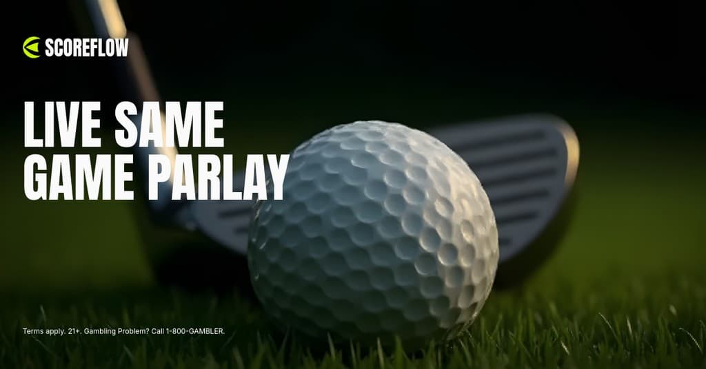 Live Game Parlay Golf Scoreflow Betting Animated Facebook Sponsored Message