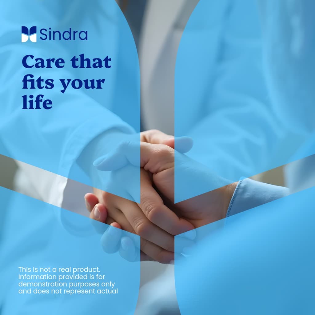 Care that Fits Your Life Sindra Animated Instagram Post