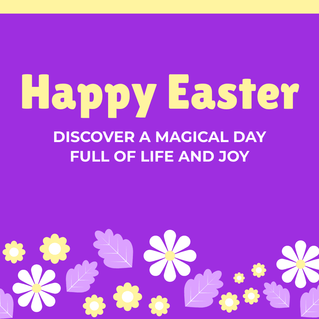 Happy Magical Easter Day Instagram Post