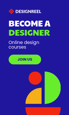 Become a Designer Colorful Online Courses Vertical Rectangle