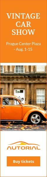 Vintage Car Show in Prague Animated