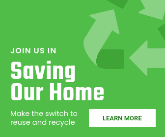 Save our Home and Recycle Earth Day Large Rectangle