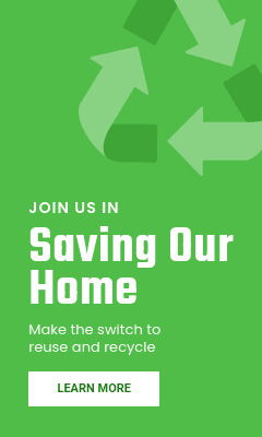 Save our Home and Recycle Earth Day Vertical Rectangle