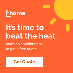 Orange Hvac Beat The Heat Square