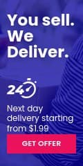 Next Day Delivery Service Vertical Banner