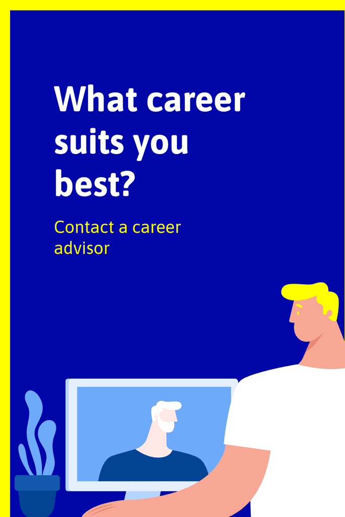Contact a Career Advisor Pinterest Pin Tall