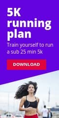 5k Running Plan Vertical Banner