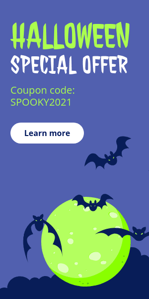 Halloween Special Offer Half Page