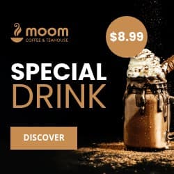 Coffee and Teahouse Special Drink Price Square