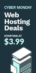 Cyber Monday Web Hosting Deals Vertical Banner