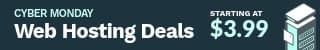 Cyber Monday Web Hosting Deals Mobile Leaderboard