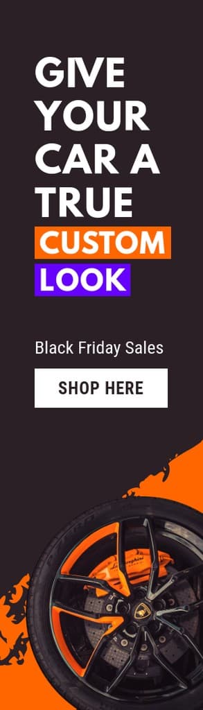 Black Friday Custom Car Rims Portrait