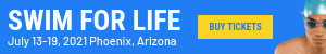 Swim for Life Charity Event Mobile Banner