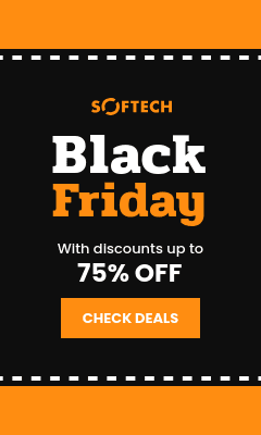 Orange Black Friday Road Discount Vertical Rectangle