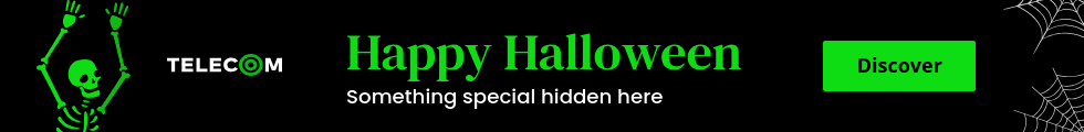 Happy Special Halloween with Green Skeleton Panorama
