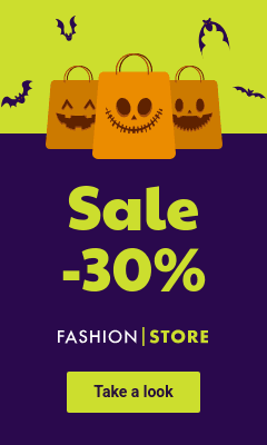 Halloween Shopping Bag Fashion Sale Vertical Rectangle