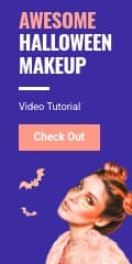 Awesome Halloween Makeup Tutorial Vertical Banner