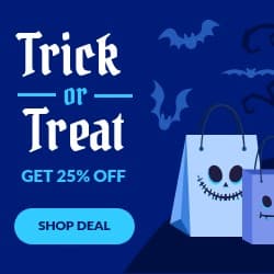 Trick or Treat Halloween Sale Square