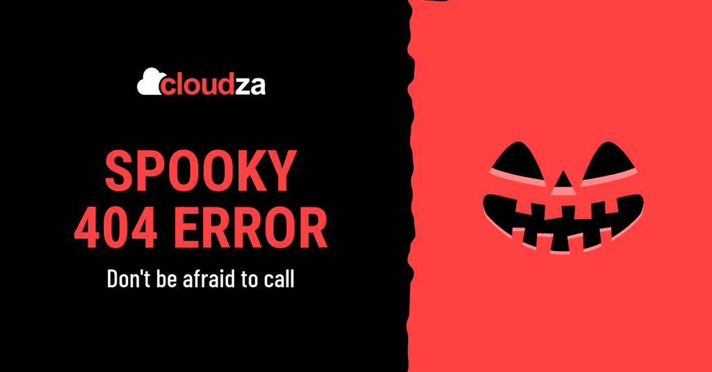 Spooky Halloween 404 Facebook Sponsored Message