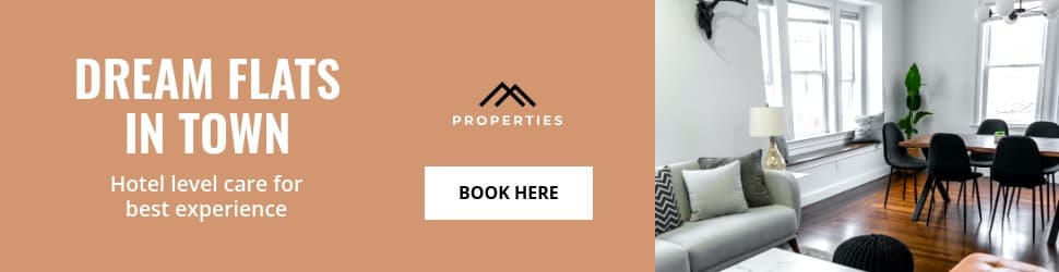 Hotel Experience Dream Flats in Town Billboard