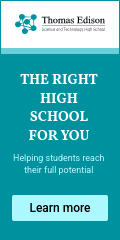 The Right High School for You Vertical Banner