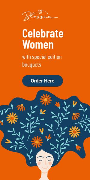 Flower Shop Celebrate Women's Day Half Page