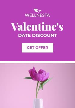 Valentine's Day Purple Date Discount