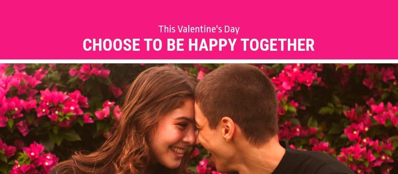 Pink Valentine's Day Happy Together