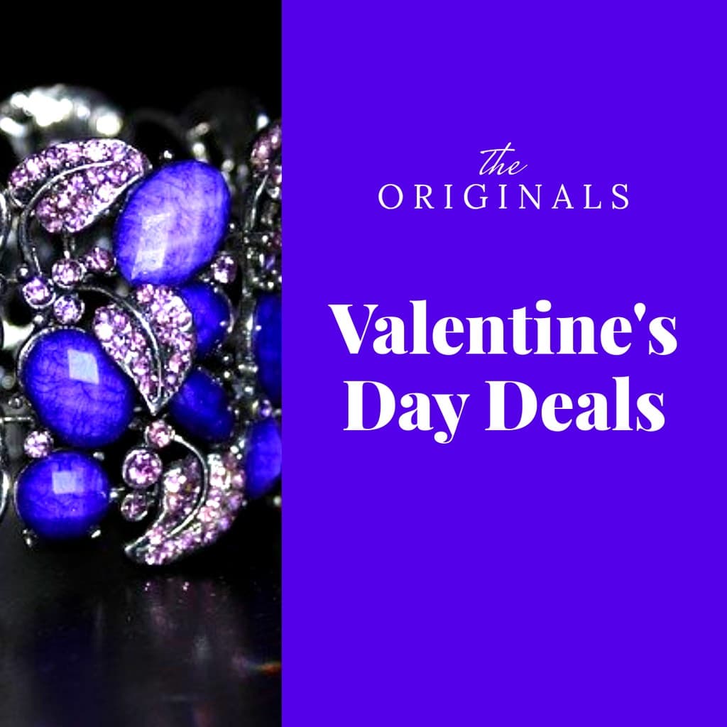 Valentine's Day Blue Jewelry Deals Facebook Square Post