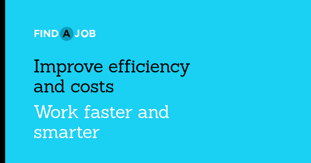 Improve Job Efficiency Facebook Sponsored Message