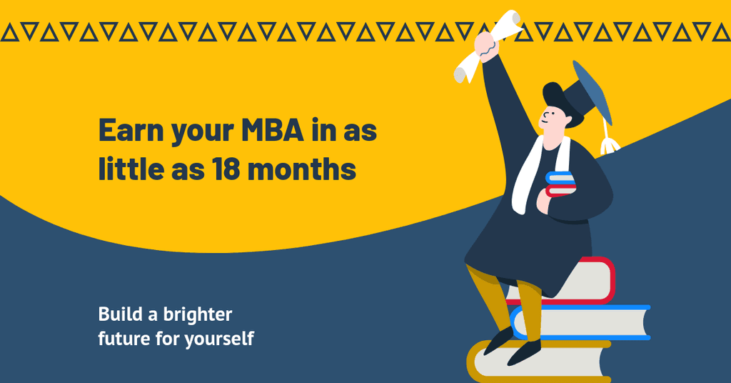 Earn your MBA Degree Facebook Sponsored Message