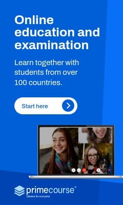 Online Education and Examination Vertical Rectangle