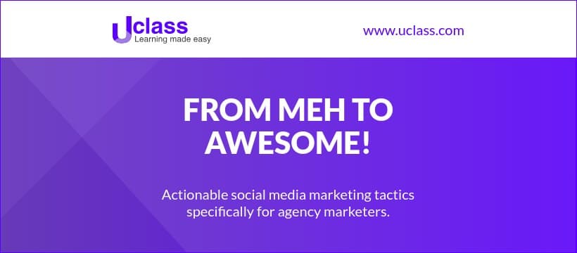 From Meh to Awesome Facebook Cover