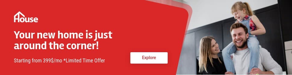 New Family Home Red House Billboard