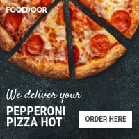 Pepperoni Pizza Delivery FoodDoor Small Square