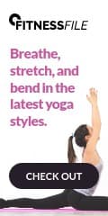 Breathe Stretch Yoga Vertical Banner