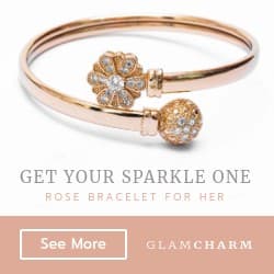 Sparkle One Rose Bracelet Square