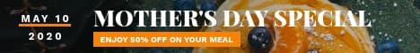 Mother's Day Special Meal Promo Main Banner