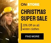 Winter Clothes Christmas Super Sales Small Rectangle