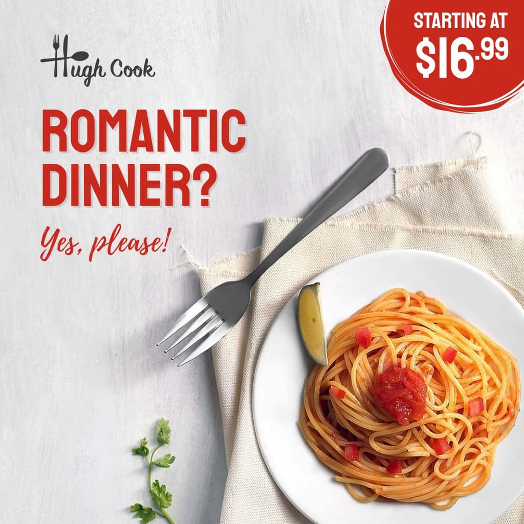 Valentine's Day Romantic Dinner Please Instagram Post