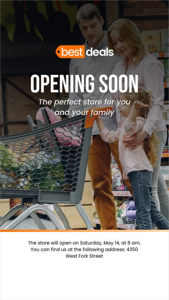 Best Deals Shop Opening Soon Story