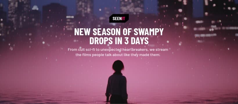 New Season of Swampy Seenit Movie Streaming Animated Facebook Cover