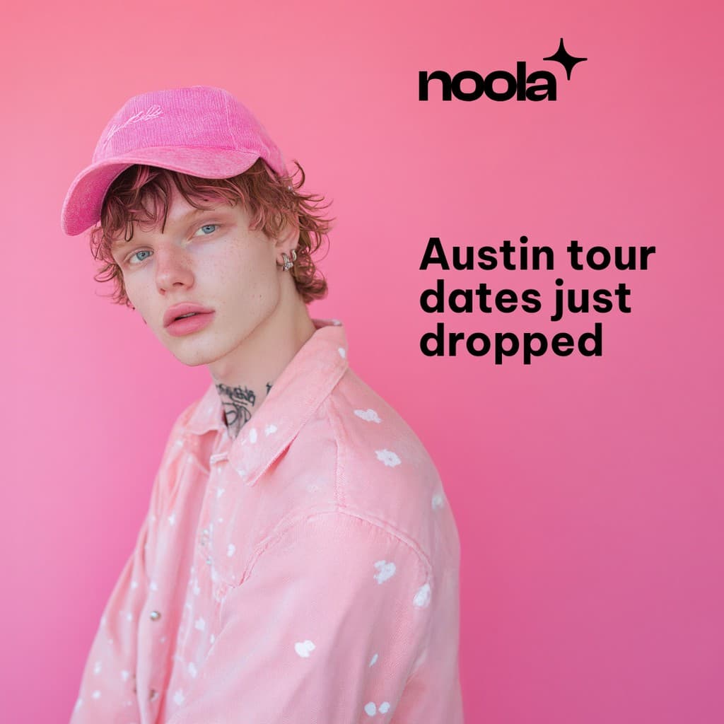 Noola Austin Tour Dates Just Dropped Animated Facebook Square Post