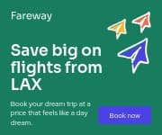 Fareway LAX Discount Flights Travel Offer Animated Small Rectangle