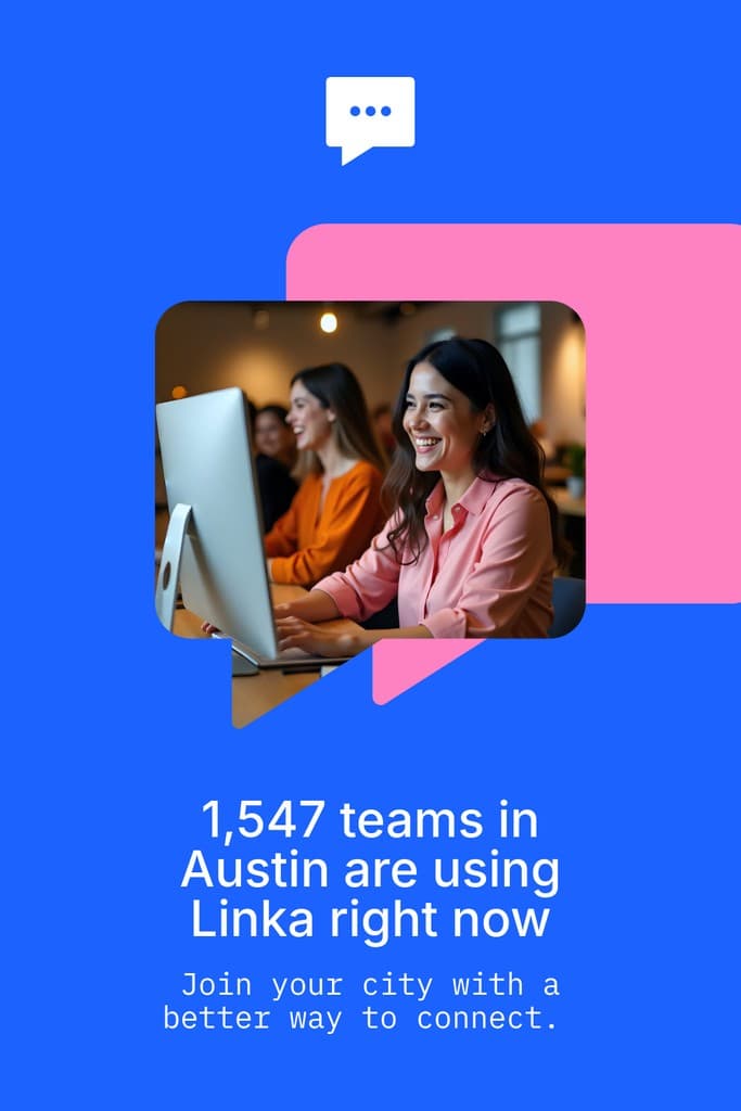 Teams in Austin using Linka Animated Pinterest Pin Tall