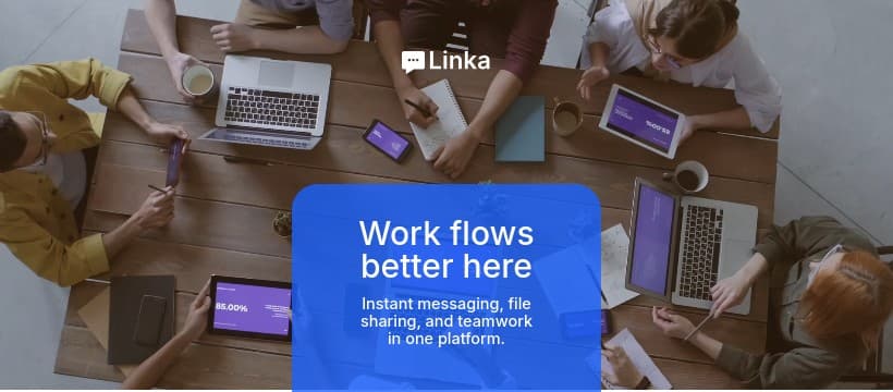 Work Flows Better Linka Software Video Facebook Cover