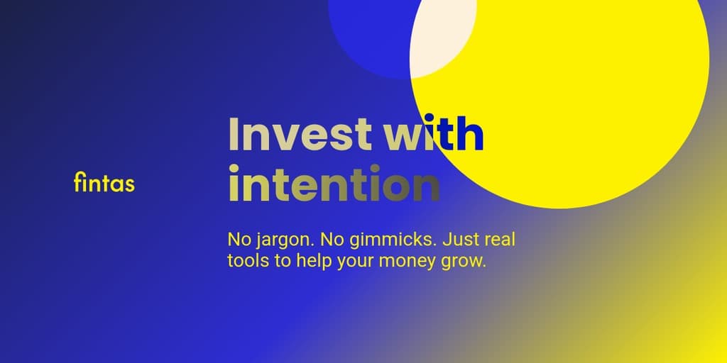 Invest with Intention Fintas Finance Animated X Image Post