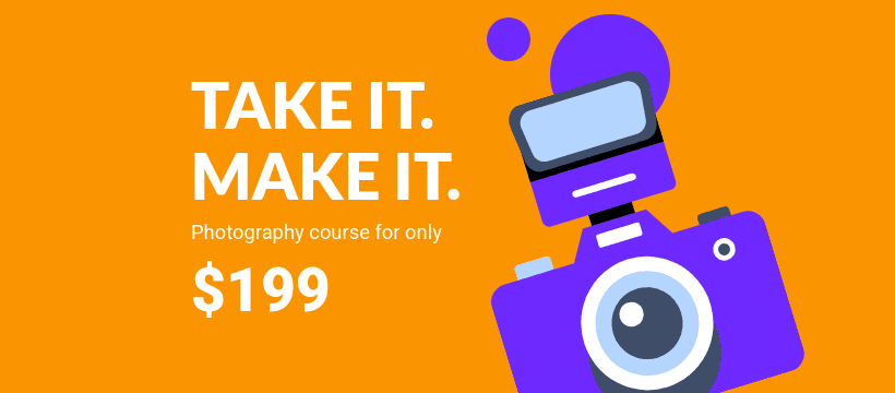 Take It Make It Photography Course Facebook Cover